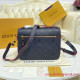 M44071 Pochette Metis Monogram Empreinte Leather (Navy / Red)