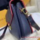 M44071 Pochette Metis Monogram Empreinte Leather (Navy / Red)