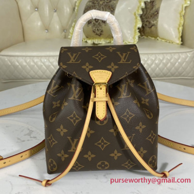 M45502 Montsouris BB Monogram Canvas / Natural leather