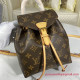 M45502 Montsouris BB Monogram Canvas / Natural leather