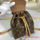 M45502 Montsouris BB Monogram Canvas / Natural leather