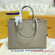 M45607 OnTheGo MM Monogram Empreinte Leather (Turtledove)