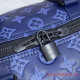 M45731 Keepall Bandoulière 50 Monogram Shadow Leather (Navy)