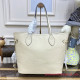 M46676 Neverfull MM Monogram Empreinte Leather (Cream)