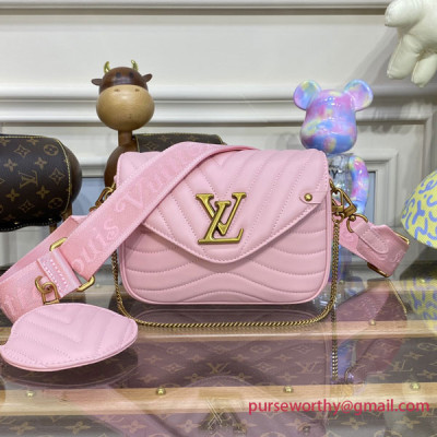 M56468 Louis Vuitton New Wave Multi Pochette (Pink)