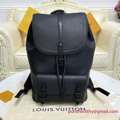 M58644 Christopher Slim Backpack Taurillon Leather