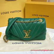 M58664 New Wave Chain Bag MM (Emerald)