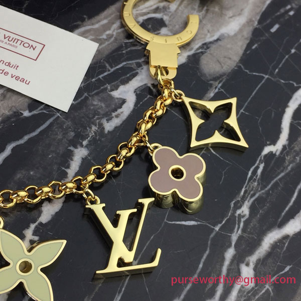 M65111 Fleur de Monogram Bag Charm Chain S00