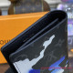 M81752 Brazza Wallet Monogram Eclipse Canvas