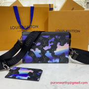 M81753 Gaston Wearable Wallet Monogram Eclipse Canvas