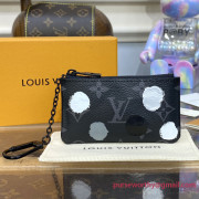 M81929 LV x YK Pochette Clé Monogram Eclipse Canvas