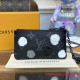 M81929 LV x YK Pochette Clé Monogram Eclipse Canvas