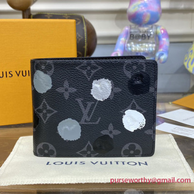 M81931 LV x YK Multiple Wallet Monogram Eclipse Canvas