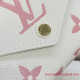 M82062 Victorine Wallet Bicolour Monogram Empreinte Leather (Creme / Rose Trianon)