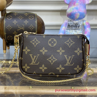 M82510 Mini Pochette Accessoires On Chain Monogram Canvas