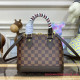 N40447 Braided Alma BB Damier Ebène Canvas