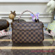 N40451 Braided Croisette Damier Ebene Canvas 