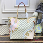 N40471 Neverfull MM Damier Azur Canvas