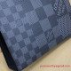 N60444 Pochette Voyage Damier Graphite Canvas