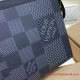 N60444 Pochette Voyage Damier Graphite Canvas