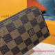 N60534 Clémence Wallet Damier Ebène Canvas (Cherry)