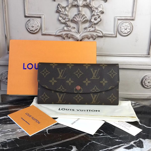 Louis Vuitton M60697 Emilie Wallet Monogram