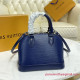 M40855 Alma BB Epi Leather Handbag (Indigo)