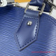 M40855 Alma BB Epi Leather Handbag (Indigo)