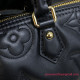 M59800 Papillon BB Bubblegram Leather Handbag (Black)