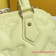 M59821 Alma BB Bubblegram Leather Handbag (Banana)