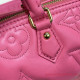 M59826 Papillon BB Bubblegram Leather Handbag (Dragon Fruit)