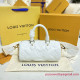 M59827 Papillon BB Bubblegram Leather Handbag (Snow)