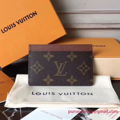 M61733 Louis Vuitton Card Holder Monogram (Armagnac)