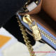 M81436 Mylockme Chain Pochette Lockme Leather 