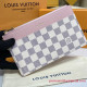 N60536 Slim Purse Damier Azur Canvas