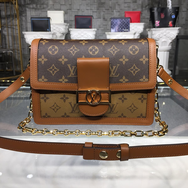 Louis Vuitton M44391 Dauphine MM Monogram Canvas