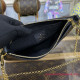 M41639 Pallas Monogram Canvas Leather Clutch Bag Noir