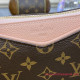 M44037 Pallas Monogram Canvas Leather Clutch Bag Rose poudre