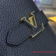 M81330 LV Vertical Wallet Capucines (Black)