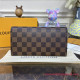 N63551 Sarah Wallet Damier Ebène Canvas