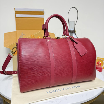 M15180 Keepall Bandoulière 45 Monogram Red (Authentic Quality)