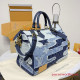 M15277 Speedy 40 Bandoulière Blue Denim (Authentic Quality)