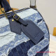 M15277 Speedy 40 Bandoulière Blue Denim (Authentic Quality)