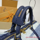 M26117 Keepall Bandoulière 50 Denim Boro Landscape (Authentic Quality)