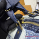 M26117 Keepall Bandoulière 50 Denim Boro Landscape (Authentic Quality)