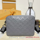 M27185 Trio Messenger Anthracite Gray (Authentic Quality)