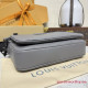 M27185 Trio Messenger Anthracite Gray (Authentic Quality)