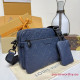 M27925 Trio Messenger Navy Blue (Authentic Quality)