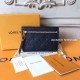 Louis Vuitton M62017 Key Pouch in Monogram Empreinte leather MARINE ROUGE
