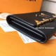 M64551 Capucines Wallet Taurillon Leather (Black)